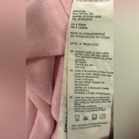 Playboy Pink Cropped Hoodie - Picture 4 of 6